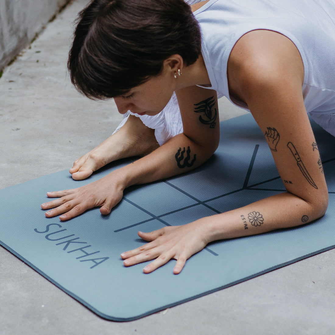 Yoga Mat Aprendiz con Alineación